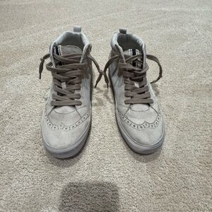 Womens Gray High-Top Sneakers